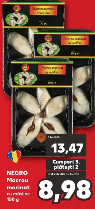 Kaufland NEGRO Macrou marinat Ofertă