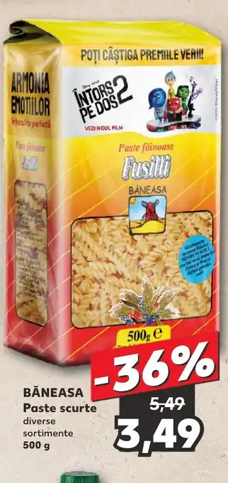 Kaufland BĂNEASA Paste scurte Ofertă