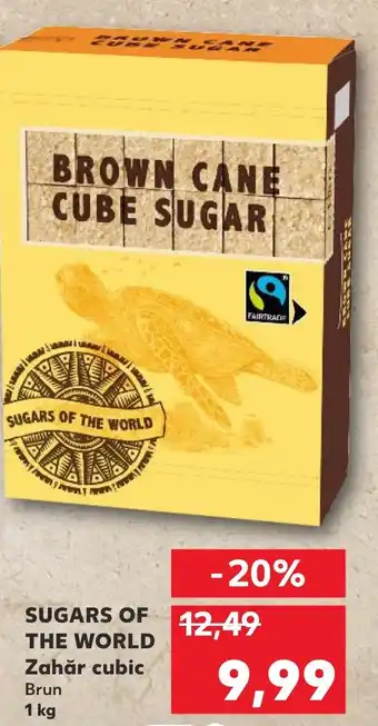 Kaufland SUGARS OF THE WORLD Zahăr cubic Ofertă