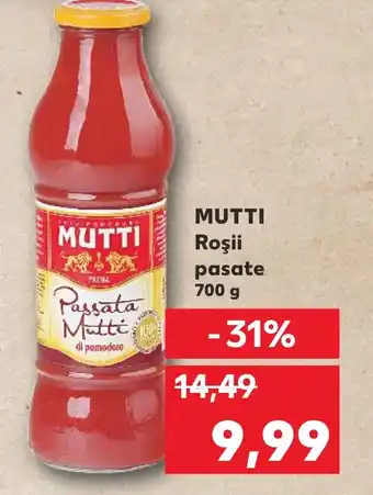 Kaufland MUTTI Roşii pasate 700 g Ofertă