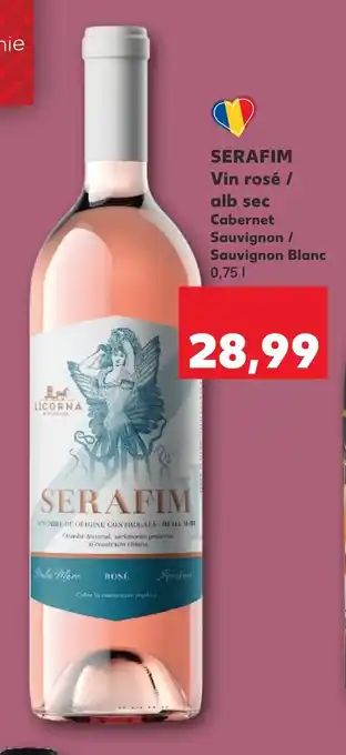 Kaufland SERAFIM Vin rosé / alb sec Ofertă