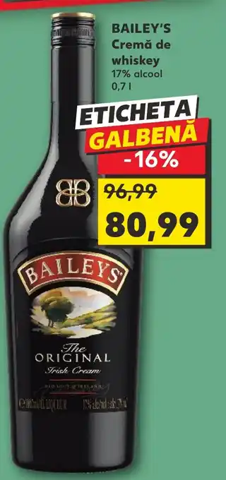 Kaufland BAILEY'S Cremă de whiskey Ofertă