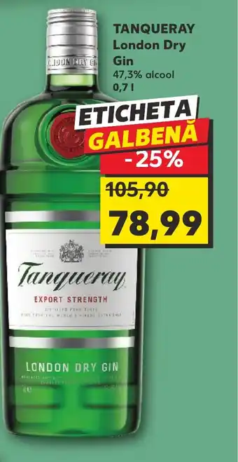 Kaufland TANQUERAY London Dry Gin Ofertă