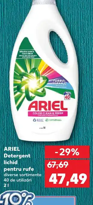 Kaufland ARIEL Detergent lichid pentru rufe Ofertă