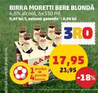 Penny BIRRA MORETTI BERE BLONDĂ Ofertă
