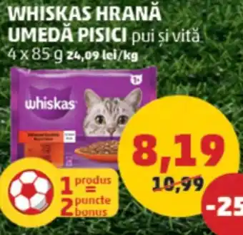 Penny WHISKAS HRANĂ UMEDĂ PISICI Ofertă