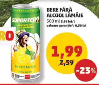 Penny BERE FĂRĂ ALCOOL LĂMÂIE Ofertă