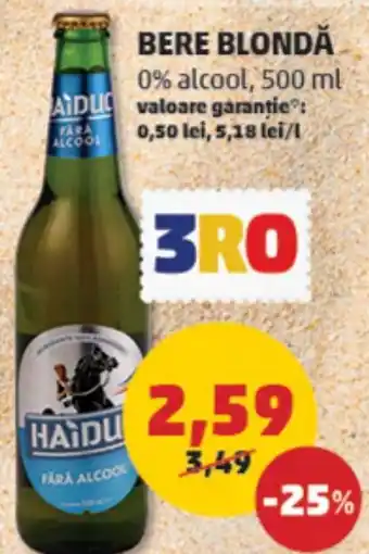 BERE BLONDĂ