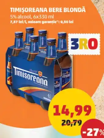 Penny TIMIȘOREANA BERE BLONDĂ Ofertă