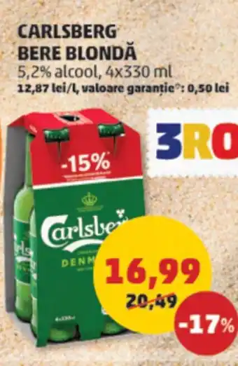 Penny CARLSBERG BERE BLONDĂ Ofertă