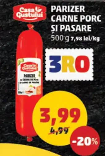 Penny PARIZER CARNE PORC ȘI PASARE Ofertă