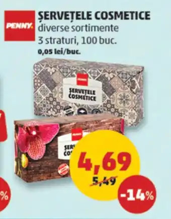 Penny ȘERVEȚELE COSMETICE Ofertă