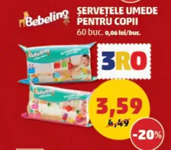 Penny SERVEȚELE UMEDE PENTRU COPII Ofertă
