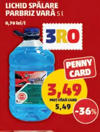 LICHID SPĂLARE PARBRIZ VARĂ 5L