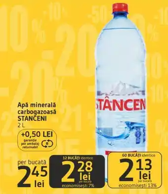 Supeco Apă minerală carbogazoasă STANČENI 2 L Ofertă