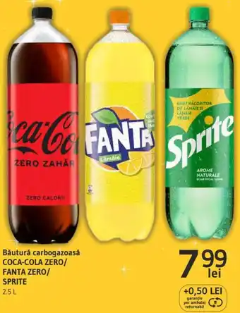Supeco Băutură carbogazoasă COCA-COLA ZERO/ FANTA ZERO/ SPRITE Ofertă