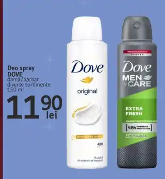 Supeco Deo spray DOVE Ofertă