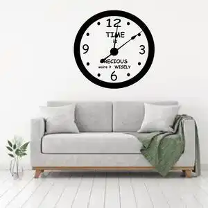 Favi Sticker decorativ ceas Timpul este Pretios Ofertă