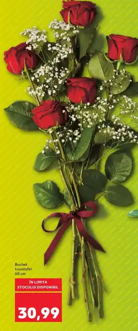 Kaufland Buchet trandafiri 60 cm Ofertă