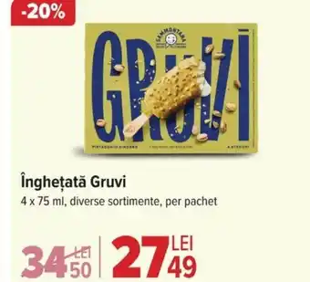 Carrefour Îngheţată Gruvi Ofertă