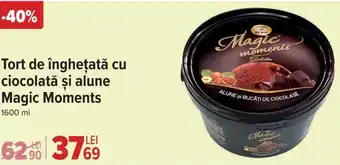 Carrefour Tort de îngheţată cu ciocolată şi alune Magic Moments Ofertă