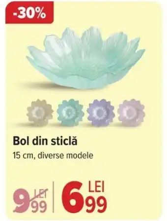 Carrefour Bol din sticlă Ofertă