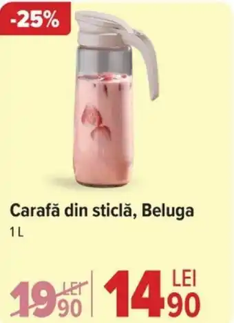 Carafǎ din sticlă, Beluga 1L