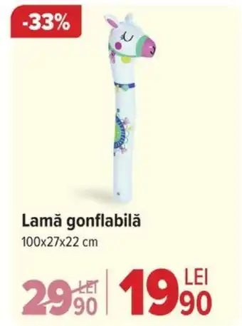 Lamǎ gonflabilă 100x27x22 cm