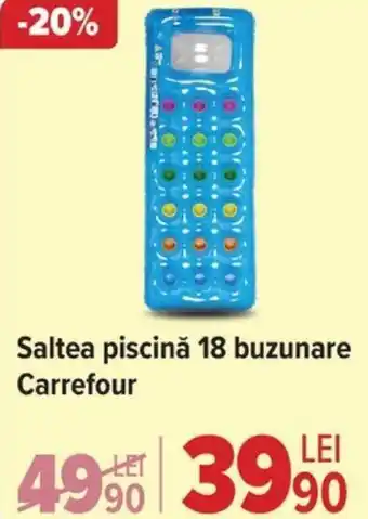 Carrefour Saltea piscină 18 buzunare Carrefour Ofertă