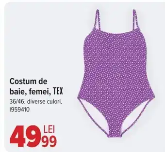 Carrefour Costum de baie, femei, TEX Ofertă