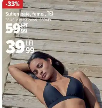 Sutien baie, femei, TEX