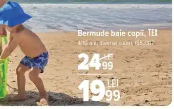 Bermude baie copii, TEX