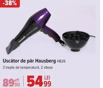 Carrefour Uscător de păr Hausberg HB26 Ofertă