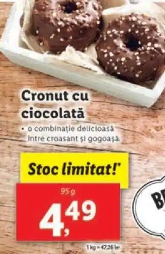 Lidl Cronut cu ciocolată Ofertă