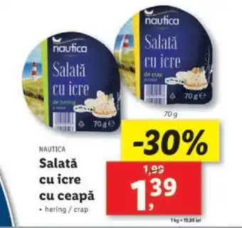 Lidl NAUTICA Salată cu icre cu ceapă Ofertă