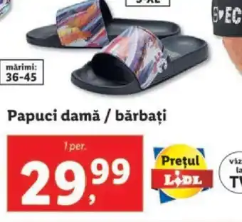 Lidl Papuci damă / bărbați Ofertă