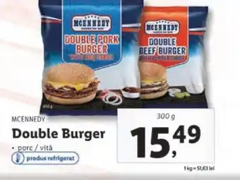 Lidl MCENNEDY Double Burger Ofertă