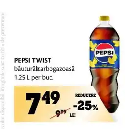 Annabella PEPSI TWIST băutură carbogazoasă 1.25 L per buc. Ofertă