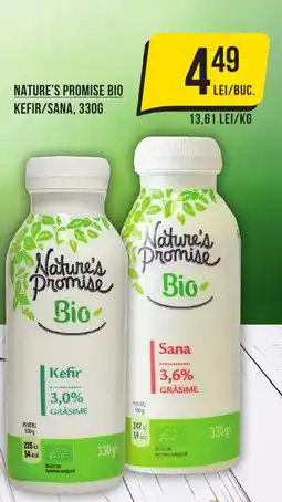 Mega Image NATURE'S PROMISE BIO KEFIR/SANA, 3306 Ofertă