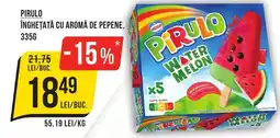 Mega Image PIRULO ÎNGHEȚATĂ CU AROMĂ DE PEPENE, 335G Ofertă