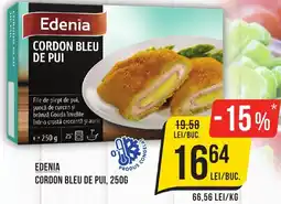 Mega Image EDENIA CORDON BLEU DE PUI, 250G Ofertă