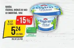 RARĂUL FĂGĂRAŞ, BRÂNZĂ DE VACI CU SMÂNTÂNĂ, 185G