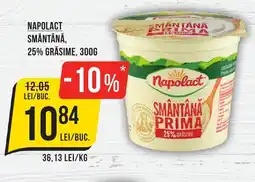 Mega Image NAPOLACT SMÂNTÂNĂ, 25% GRĂSIME, 300G Ofertă
