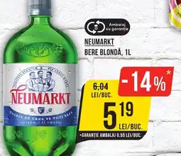 Mega Image NEUMARKT BERE BLONDĂ, 1L Ofertă