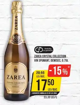 ZAREA CRYSTAL COLLECTION VIN SPUMANT, DEMISEC, 0.75L