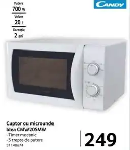 Selgros Cuptor cu microunde Idea CMW20SMW Ofertă