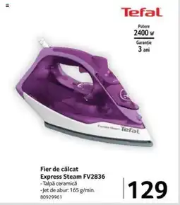 Selgros Fier de călcat Express Steam FV2836 Ofertă