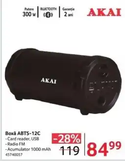 Selgros Boxă ABTS-12C Ofertă