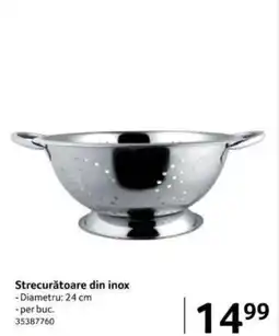 Selgros Strecurătoare din inox Ofertă