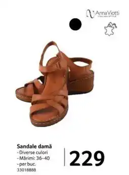 Selgros Sandale damă Ofertă
